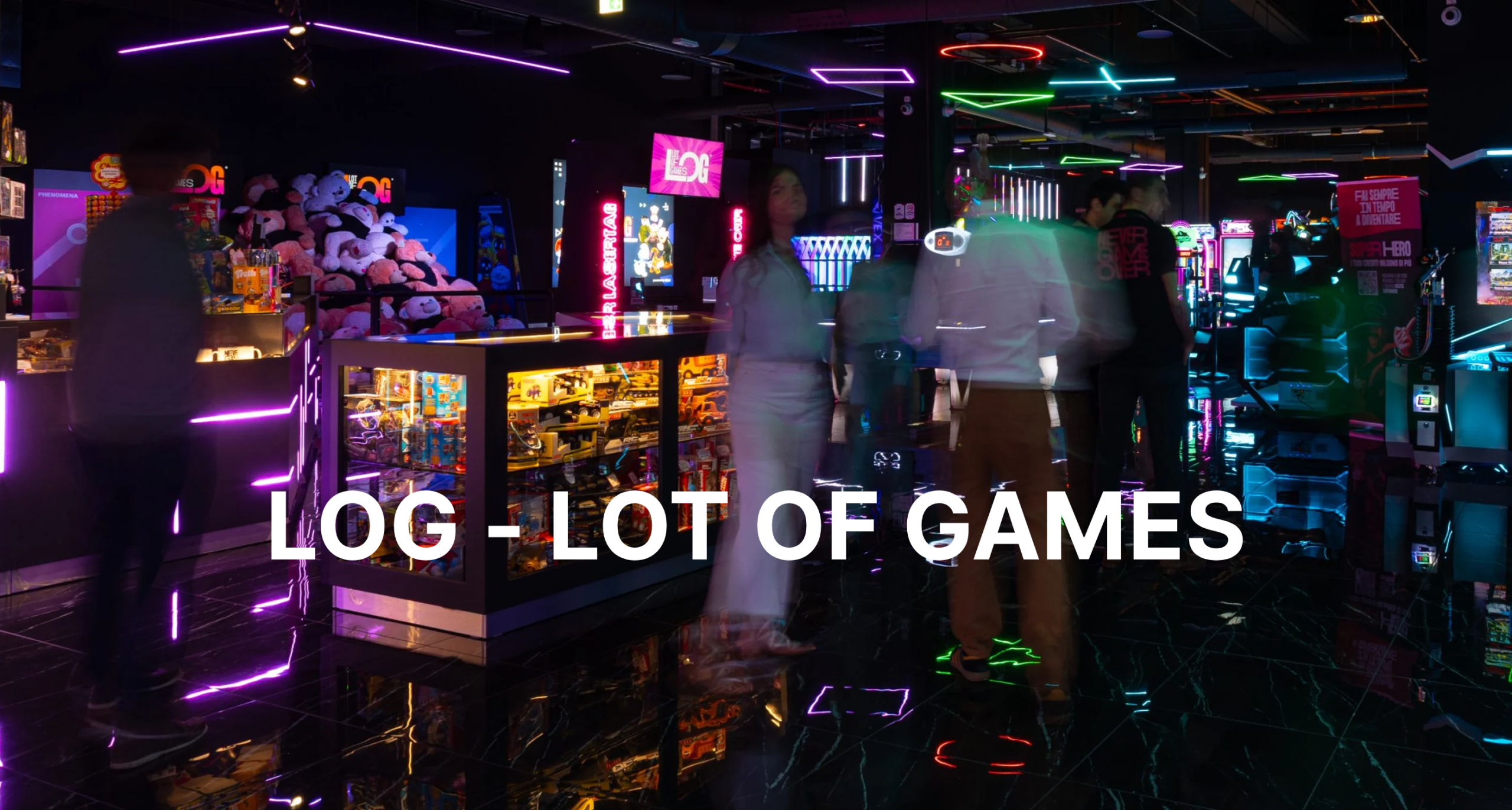 illuminazione led su misura per sale giochi