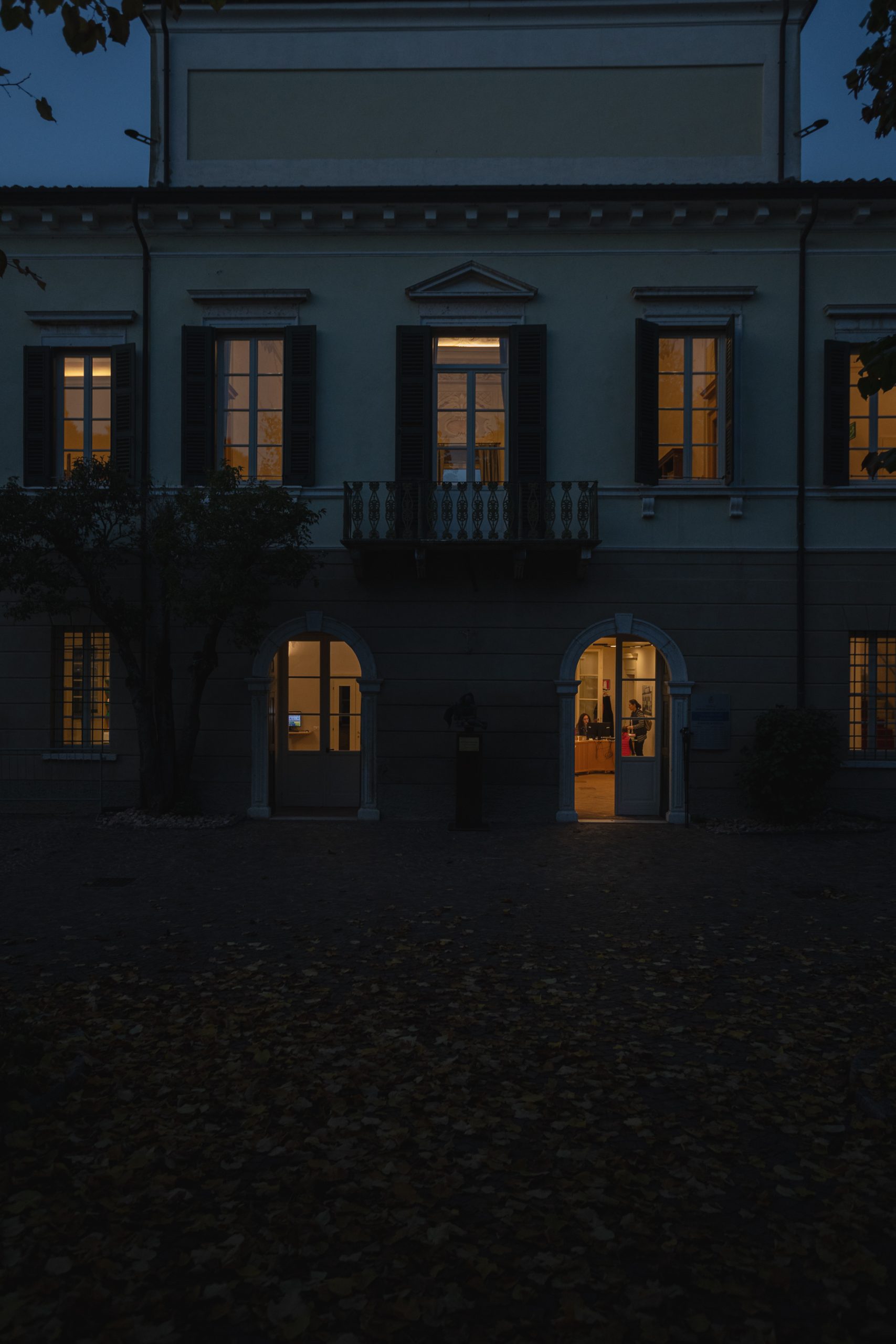 illuminazione esterna villa Cinquecento