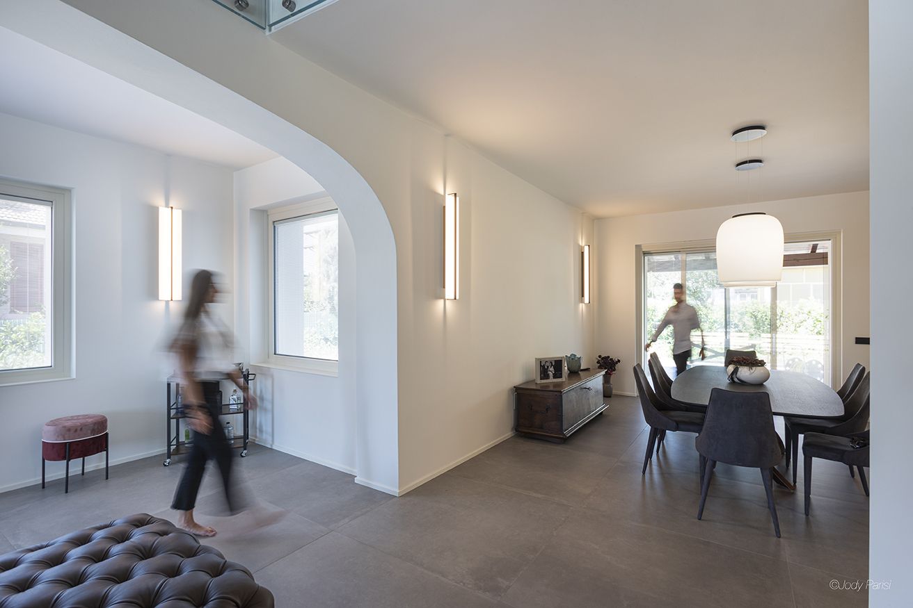 Studio illuminotecnico sala da pranzo