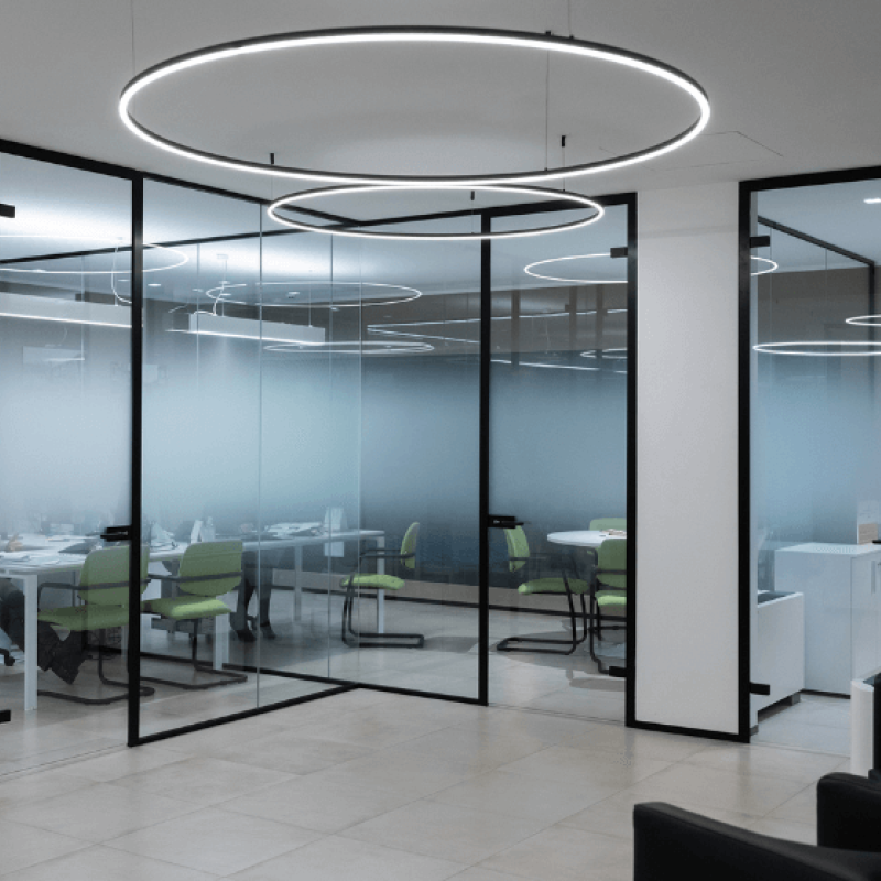Luci a sospensioni circolari 2 