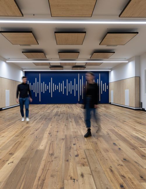 illuminazione sala di registrazione