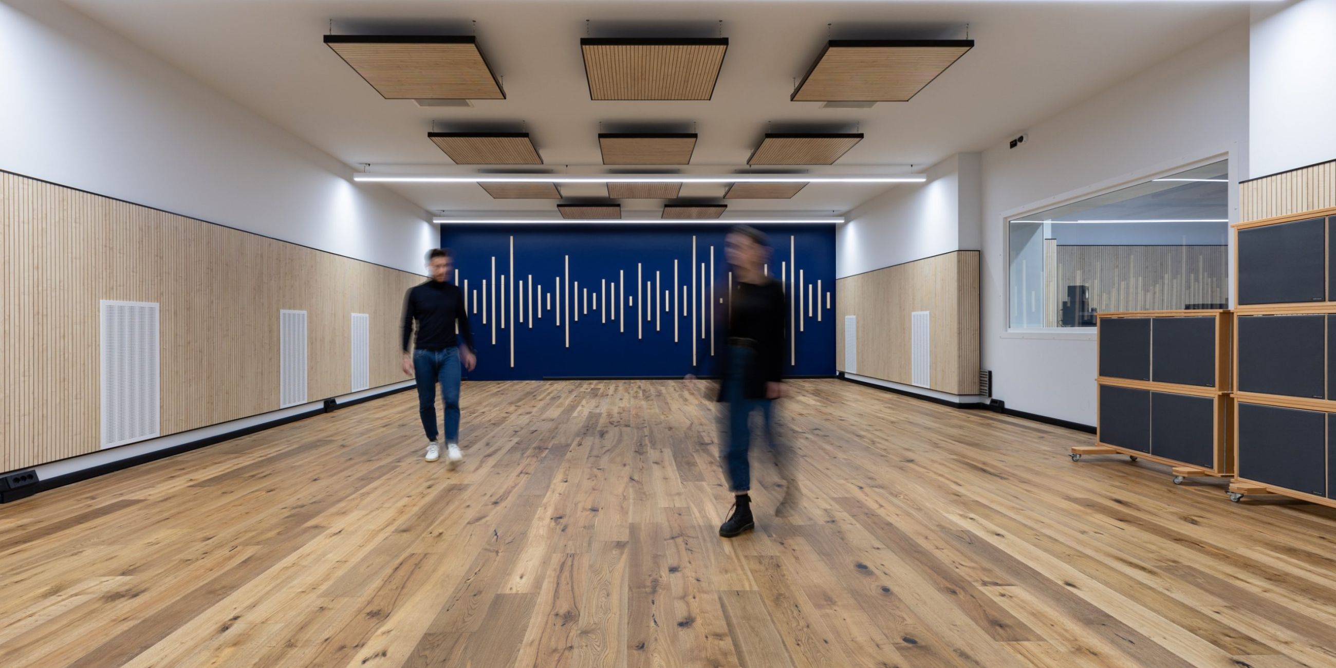 illuminazione sala di registrazione