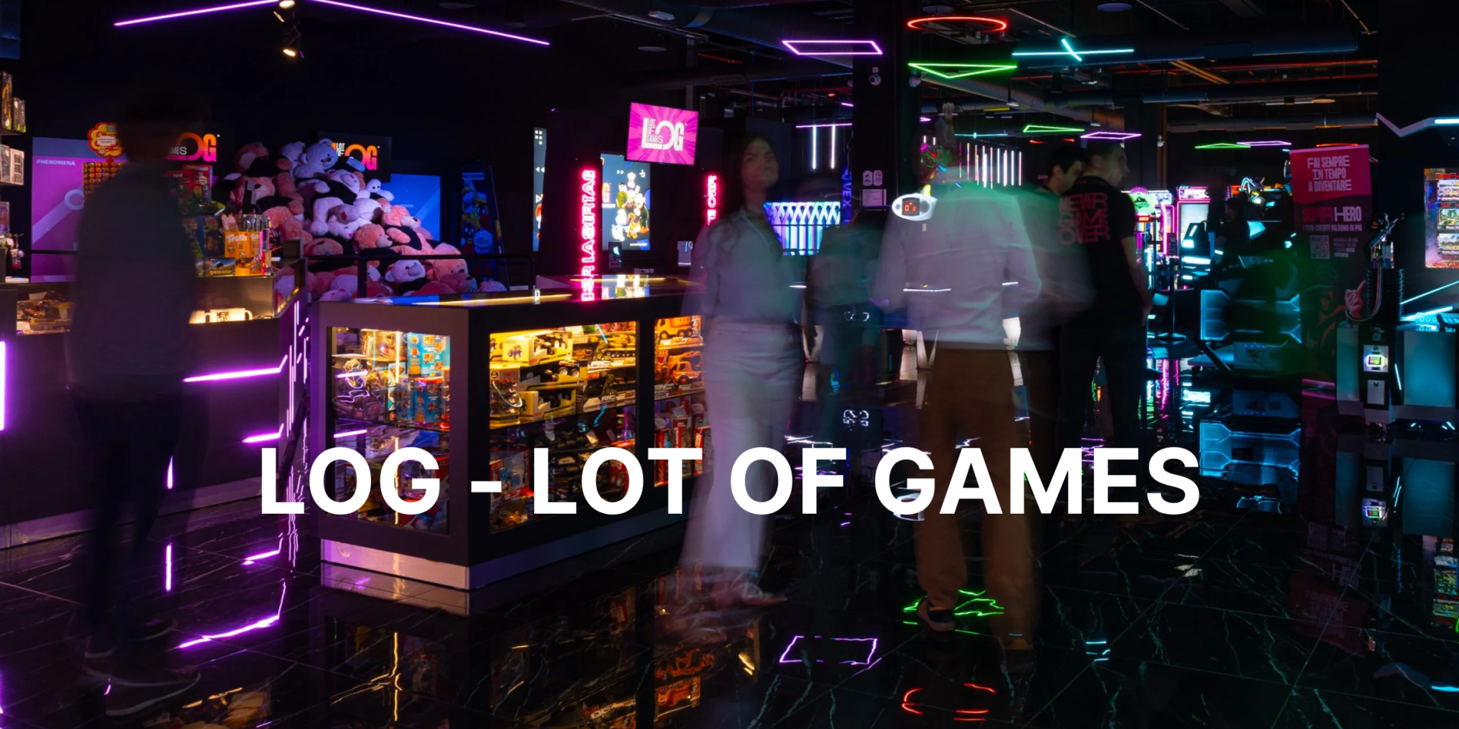 illuminazione led su misura per sale giochi